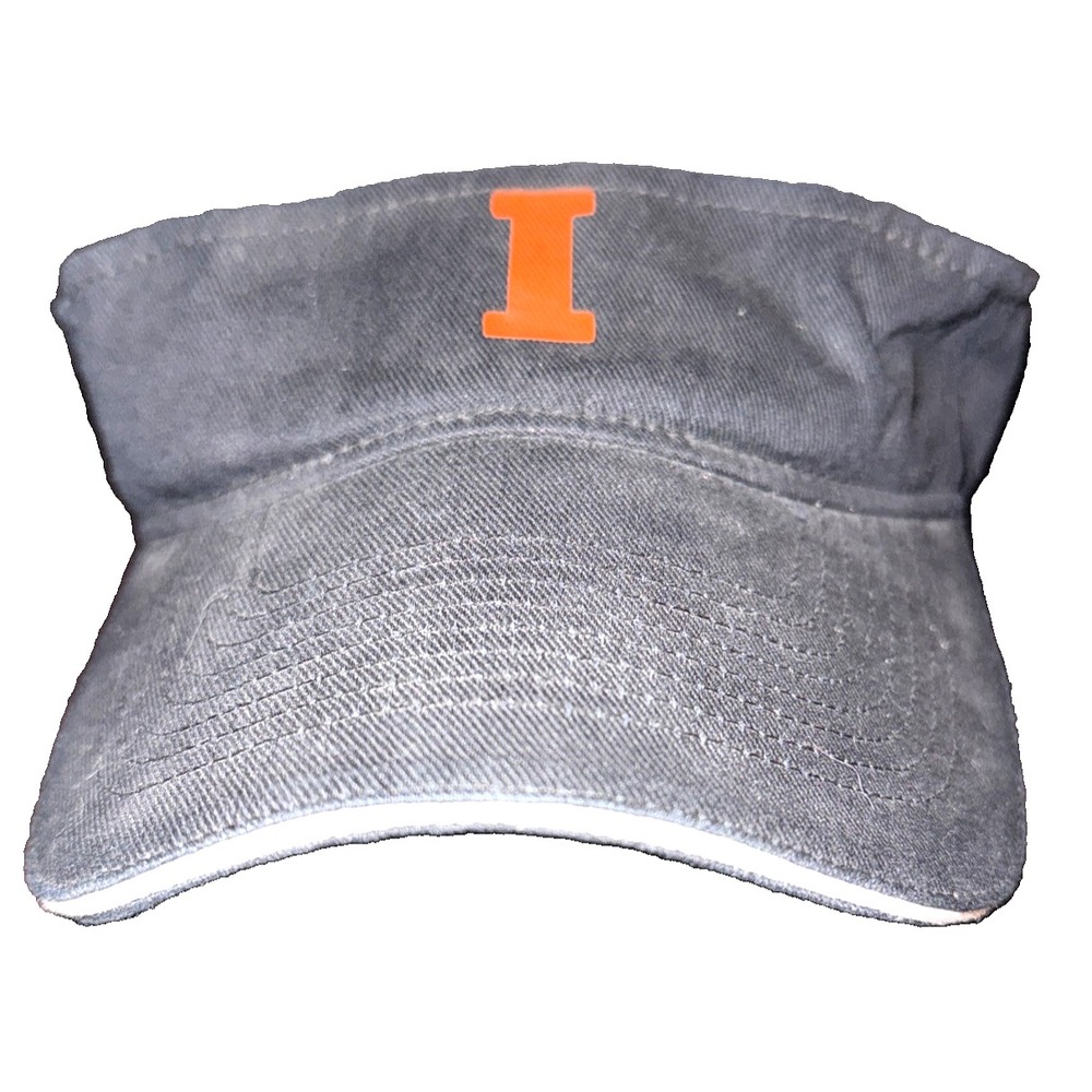 Toppers Black Sun Visor Adjustable Cotton Twill Athletic Hat Style 225M